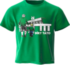 6094-tricko detske zelene diky tato